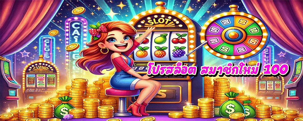โปรสล็อต สมาชิกใหม่ 100